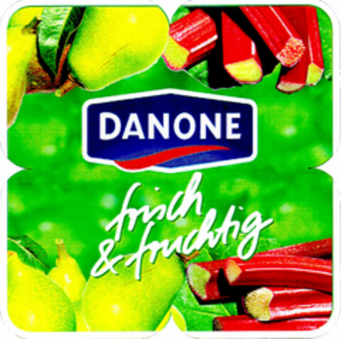 DANONE frisch & fruchtig Logo (DPMA, 10.12.1996)