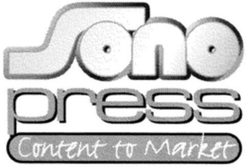 SONO press Logo (DPMA, 11/14/1998)