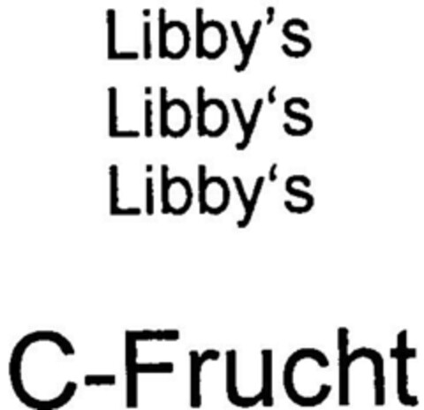 Libby's C-Frucht Logo (DPMA, 24.12.1998)