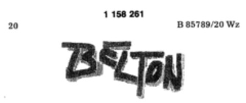 BELTON Logo (DPMA, 27.10.1988)