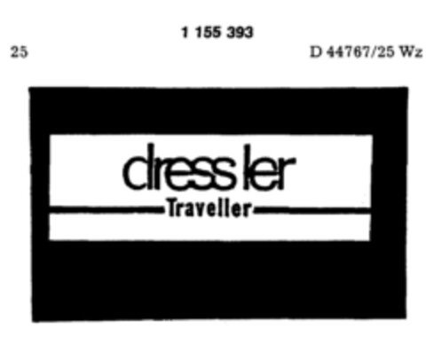 dressler Traveller Logo (DPMA, 06/15/1988)