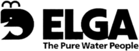 ELGA The Pure Water People Logo (DPMA, 28.09.1992)