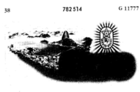 GARVES-BRASIL COPACABANA Sol de Brasil Logo (DPMA, 08/08/1962)