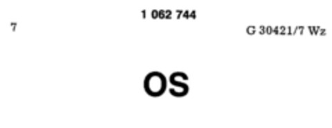 OS Logo (DPMA, 13.05.1983)