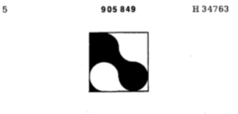905849 Logo (DPMA, 08.09.1970)