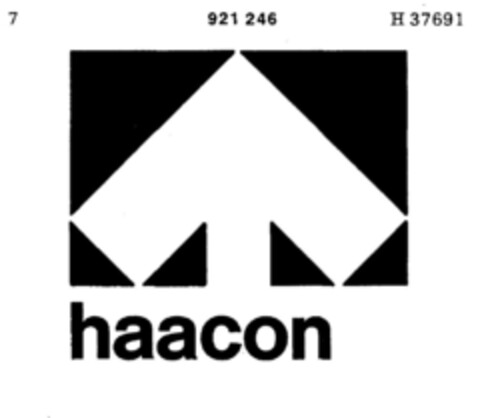 haacon Logo (DPMA, 11/27/1972)