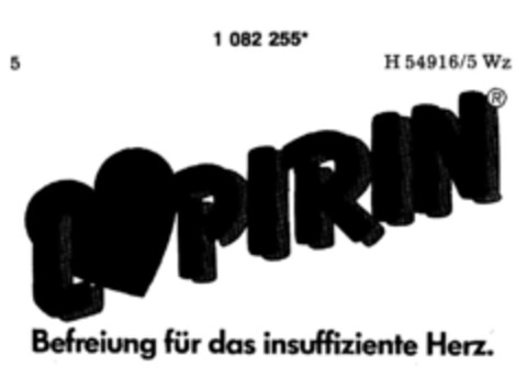 L PIRIN Logo (DPMA, 09/04/1985)