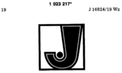 J Logo (DPMA, 06.06.1981)