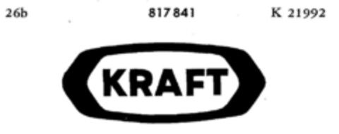 KRAFT Logo (DPMA, 19.09.1963)