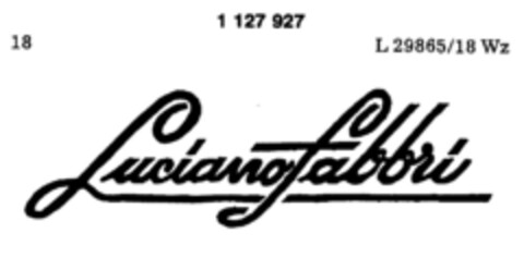 LucianoFabbri Logo (DPMA, 19.03.1987)