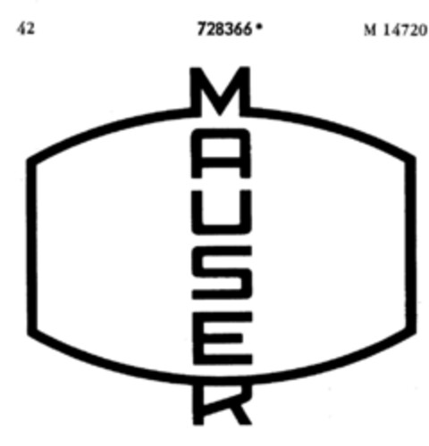 MAUSER Logo (DPMA, 20.03.1959)