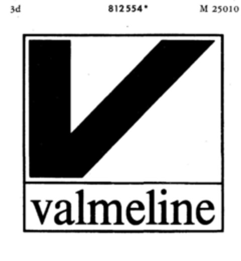 V valmeline Logo (DPMA, 15.09.1965)