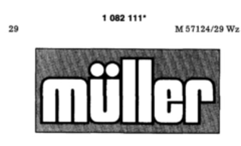 müller Logo (DPMA, 08/21/1985)