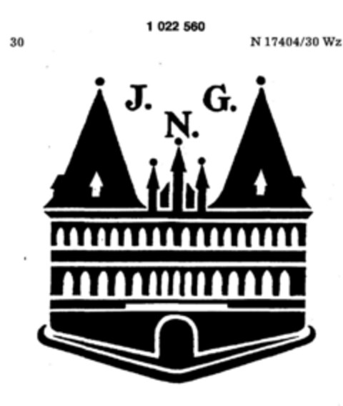 J.G.N. Logo (DPMA, 15.12.1980)