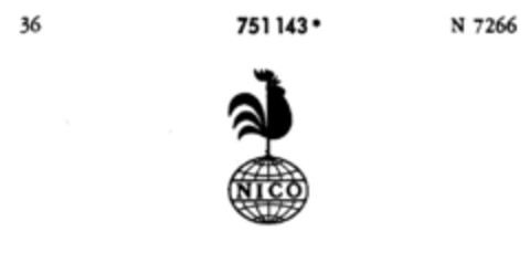 NICO Logo (DPMA, 27.03.1961)