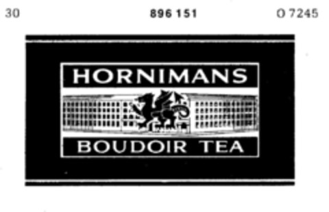 HORNIMANS BOUDOIR TEA Logo (DPMA, 07/16/1971)