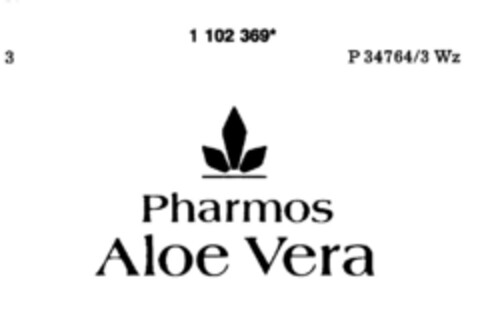 Pharmos Aloe Vera Logo (DPMA, 22.01.1987)