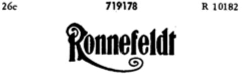 Ronnefeldt Logo (DPMA, 26.06.1957)
