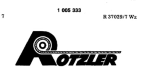 ROTZLER Logo (DPMA, 26.09.1979)