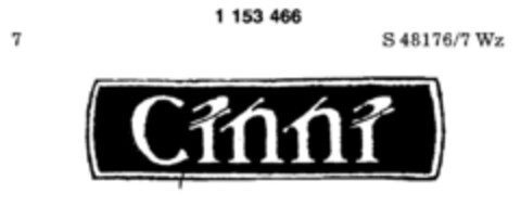 Cinni Logo (DPMA, 29.03.1989)
