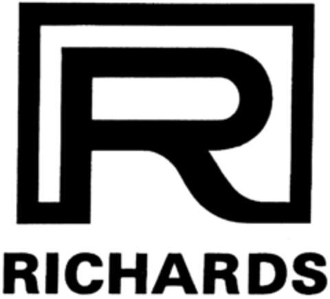 R RICHARDS Logo (DPMA, 04.07.1991)