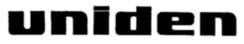 uniden Logo (DPMA, 14.02.1975)