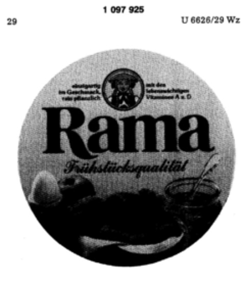 Rama Logo (DPMA, 14.03.1986)