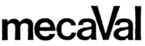 mecaVal Logo (DPMA, 10.11.1986)