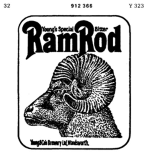 RamRod Young`s Special Bitter Logo (DPMA, 06.10.1972)