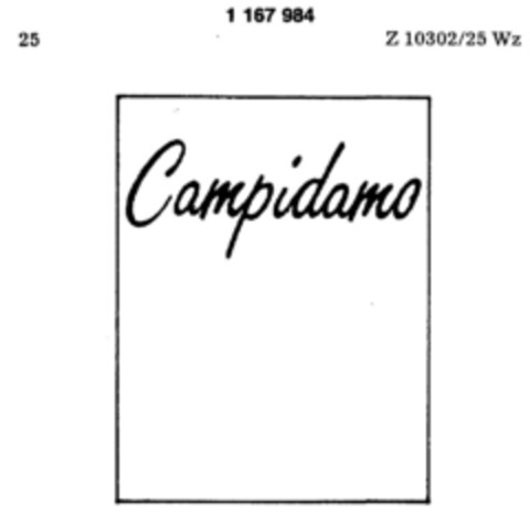 Campidamo Logo (DPMA, 01/27/1990)