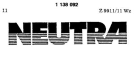 NEUTRA Logo (DPMA, 16.07.1988)