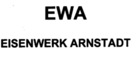 EWA EISENWERK ARNSTADT Logo (DPMA, 09.10.2000)