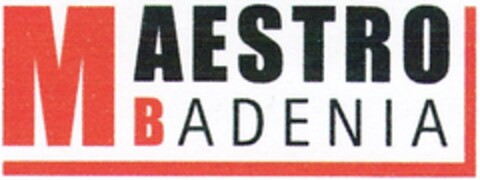 MAESTRO BADENIA Logo (DPMA, 20.03.2008)