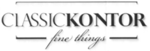 CLASSICKONTOR fine things Logo (DPMA, 12.11.2009)