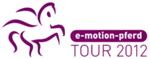 e-motion-pferd TOUR 2012 Logo (DPMA, 14.09.2011)