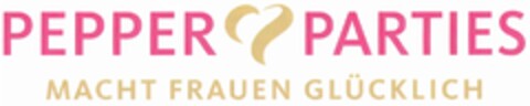 PEPPER PARTIES MACHT FRAUEN GLÜCKLICH Logo (DPMA, 10.08.2012)