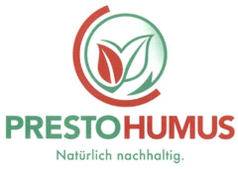 PRESTO HUMUS Natürlich nachhaltig. Logo (DPMA, 12.06.2015)