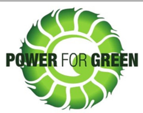 POWER FOR GREEN Logo (DPMA, 11.11.2016)