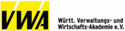 VWA Württ. Verwaltungs- und Wirtschafts-Akademie e.V. Logo (DPMA, 09/02/2019)