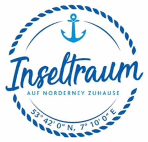 Inseltraum AUF NORDERNEY ZUHAUSE Logo (DPMA, 07/20/2020)