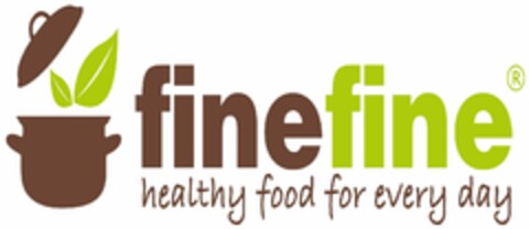 finefine healthy food for every day Logo (DPMA, 07/27/2020)