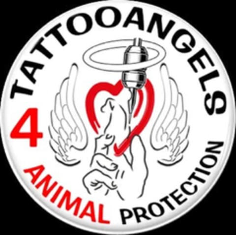 TATTOOANGELS 4 ANIMAL PROTECTION Logo (DPMA, 17.11.2022)