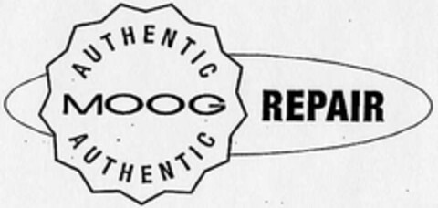 AUTHENTIC MOOG REPAIR Logo (DPMA, 12.04.2002)