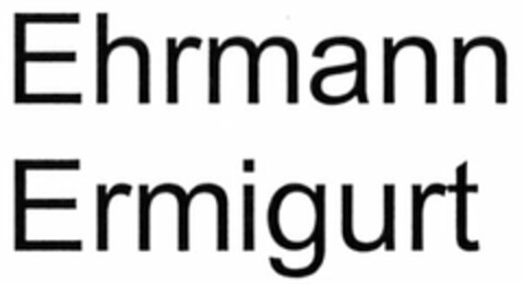 Ehrmann Ermigurt Logo (DPMA, 01/29/2005)