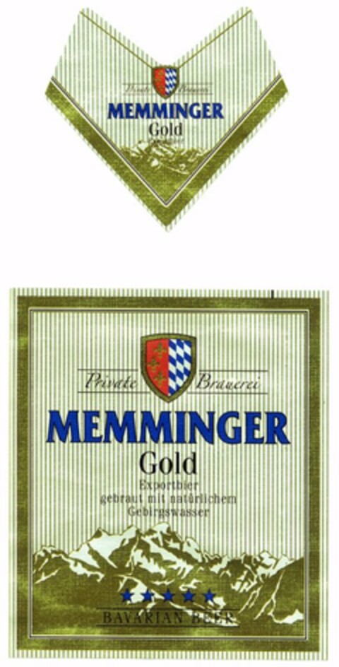 MEMMINGER Gold Logo (DPMA, 26.04.2006)