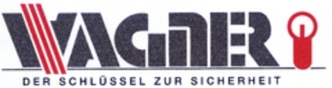 WAGNER DER SCHLÜSSEL ZUR SICHERHEIT Logo (DPMA, 25.09.2006)