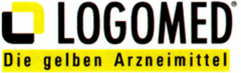 LOGOMED   Die gelben Arzneimittel Logo (DPMA, 07.01.1995)