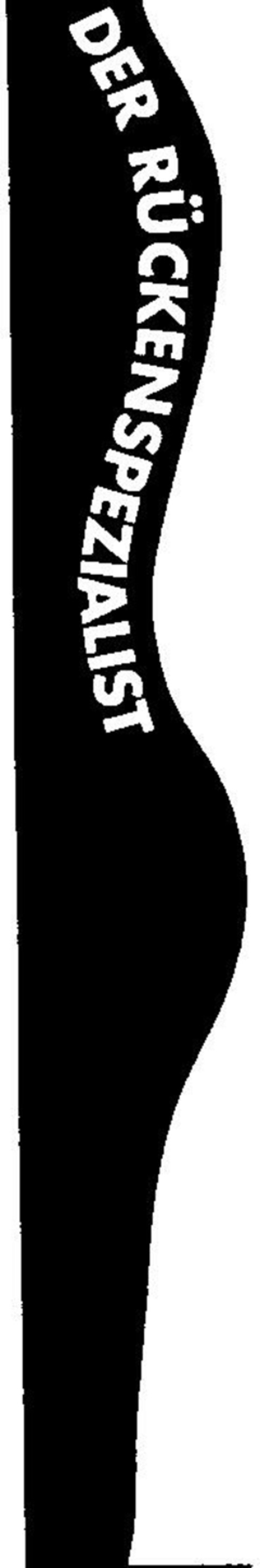 DER RÜCKENSPEZIALIST Logo (DPMA, 20.12.1995)