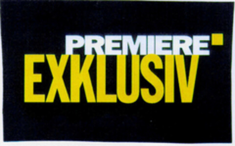 PREMIERE EXKLUSIV Logo (DPMA, 06.10.1998)