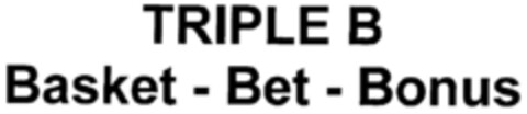 TRIPLE B Basket-Bet-Bonus Logo (DPMA, 29.06.1999)